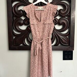 MONTEAU Micro Flower Dress with Pockets